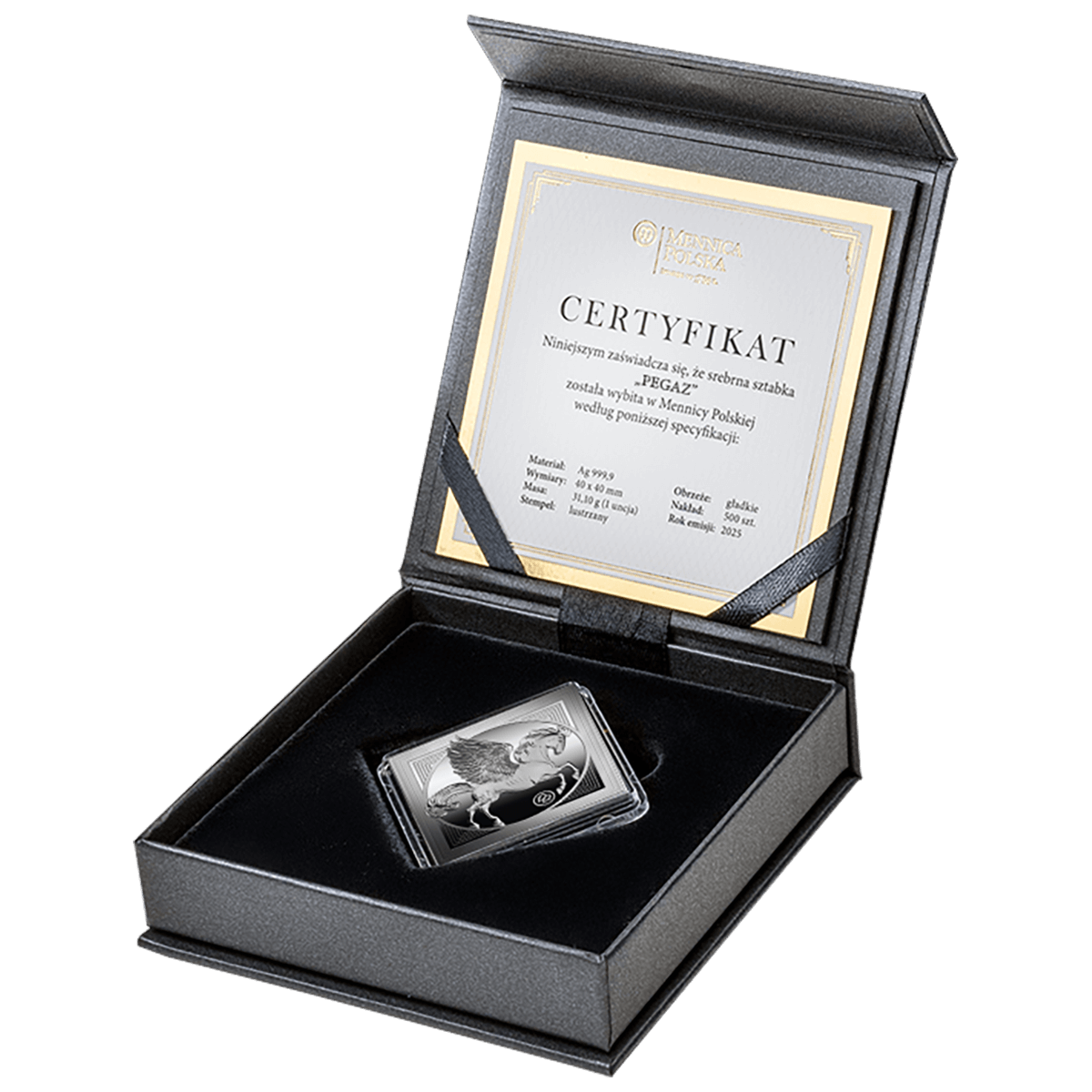 Pegaz - box (srebro) WWW