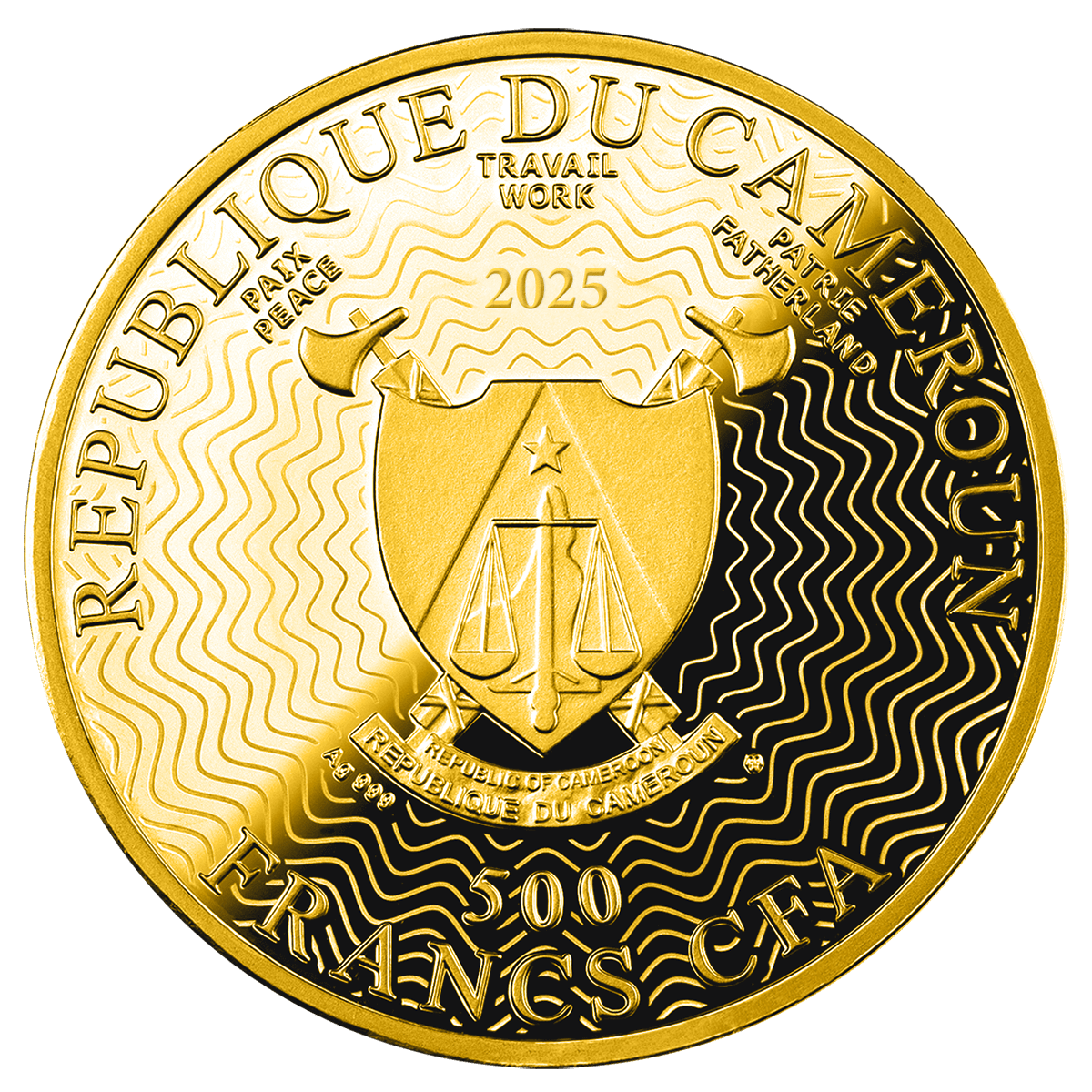 Paul Cézanne, Kwiaty w rokokowym wazonie, 500 franków CFA, Seria: Kwiaty w malarstwie, awers