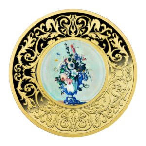 Paul Cézanne, Kwiaty w rokokowym wazonie, 500 franków CFA, Seria: Kwiaty w malarstwie, rewers