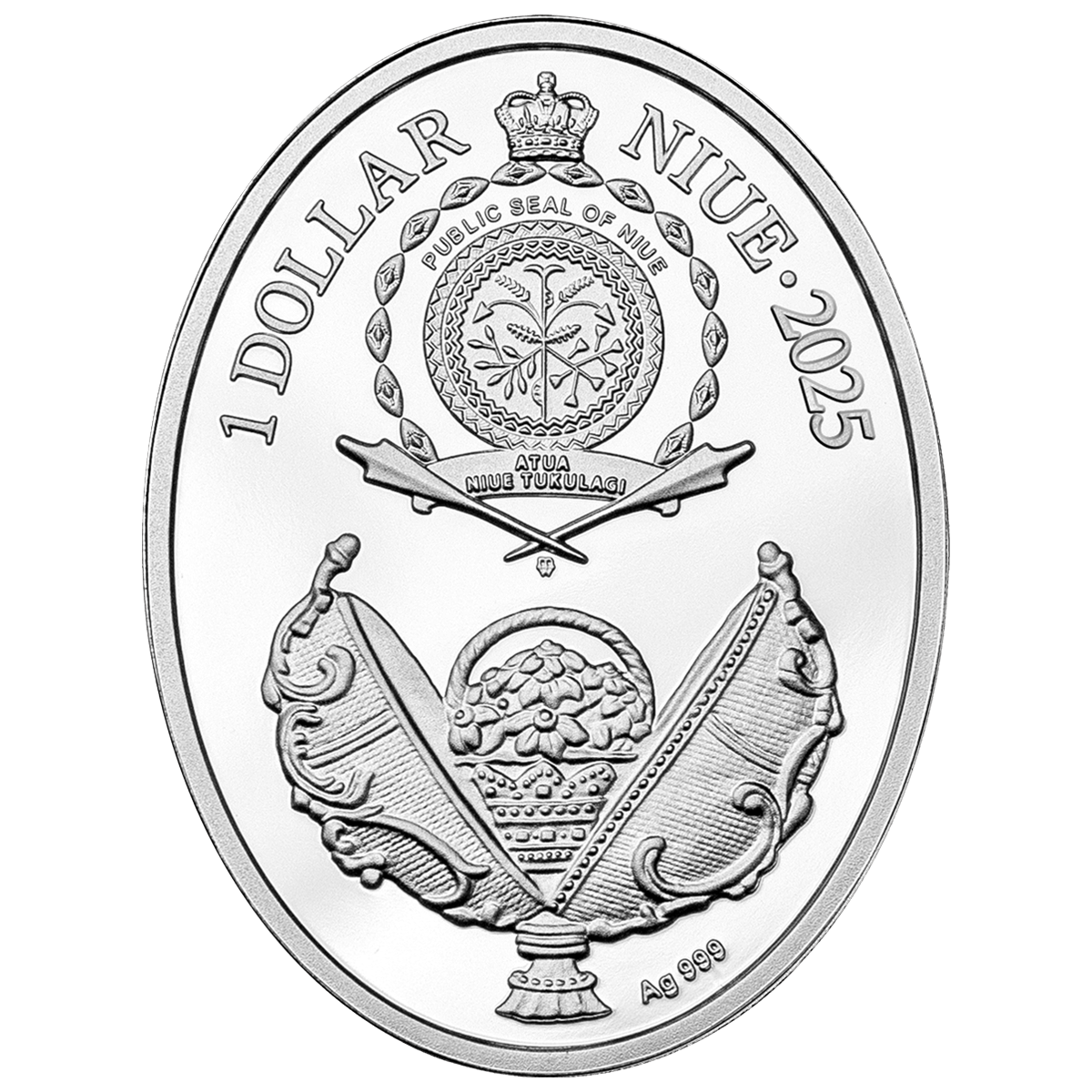 Rothschild_Egg_obverse Jajo Rothschilda, 1 dolar, Seria: Jaja Faberge, awers