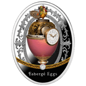Jajo Rothschilda, 1 dolar, Seria: Jaja Faberge, rewers