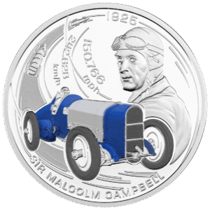 Sir Malcolm Campbell – Speed Record, 5 Euro, rewers