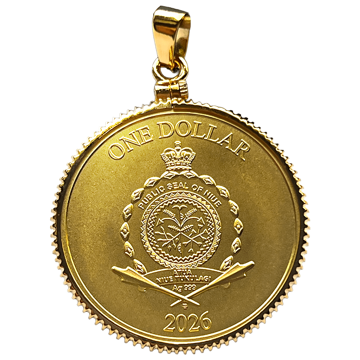 clover_pendant_awers Zawieszka Koniczynka, 1 dolar, awers