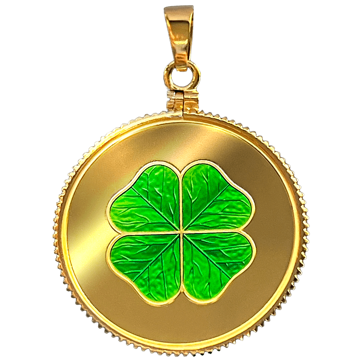 clover_pendant_rewers Zawieszka Koniczynka, 1 dolar, rewers