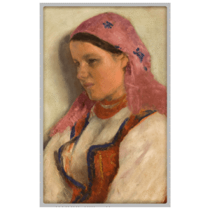 Aleksander Gierymski, Dziewczyna z Bronowic, 500 franków CFA, rewers