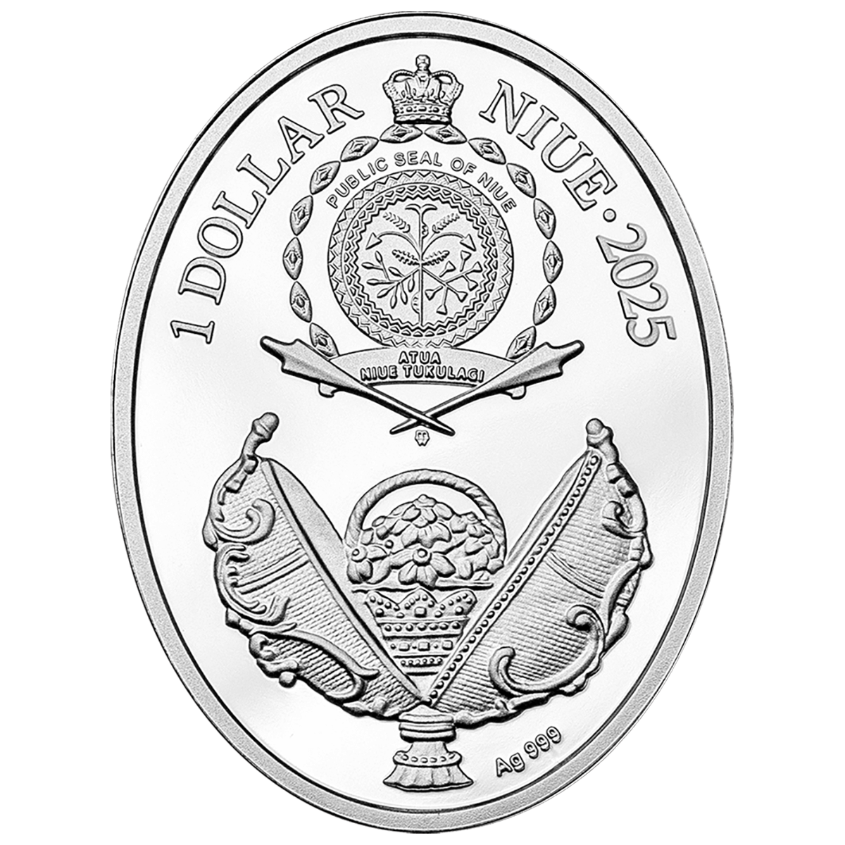 Jajo Jusupowa_obverse Jajo Jusupowa, 1 dolar, Seria: Jaja Faberge, awers