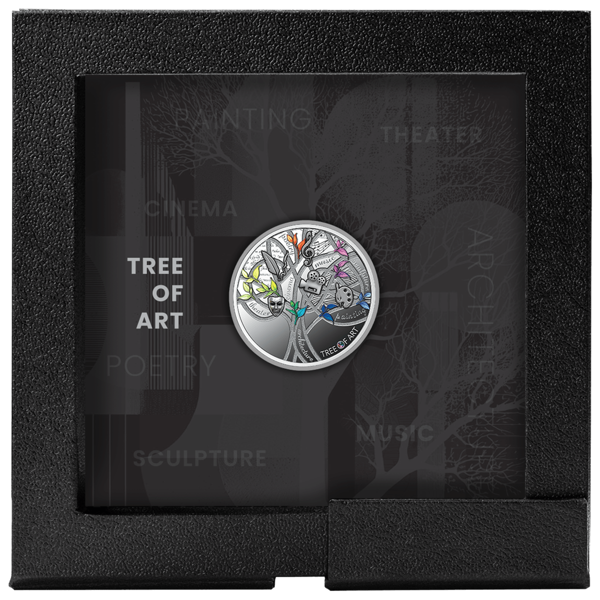 Tree of Art, 1 dolar, pudełko